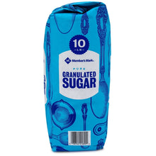 Member's Mark pure granulated sugar bag, 10 lb, side panel view