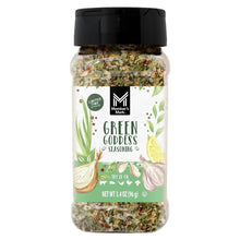 Seasoning bottle with Green Goddess label and herb flecks, 3.4 oz