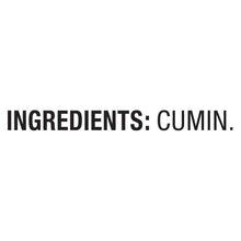 Ingredients panel reading CUMIN