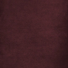 Herringbone velvet plush blanket fabric in burgundy with subtle zigzag texture