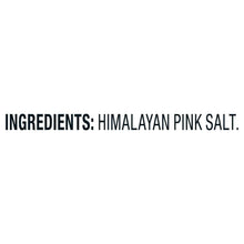 Ingredients panel listing Himalayan pink salt
