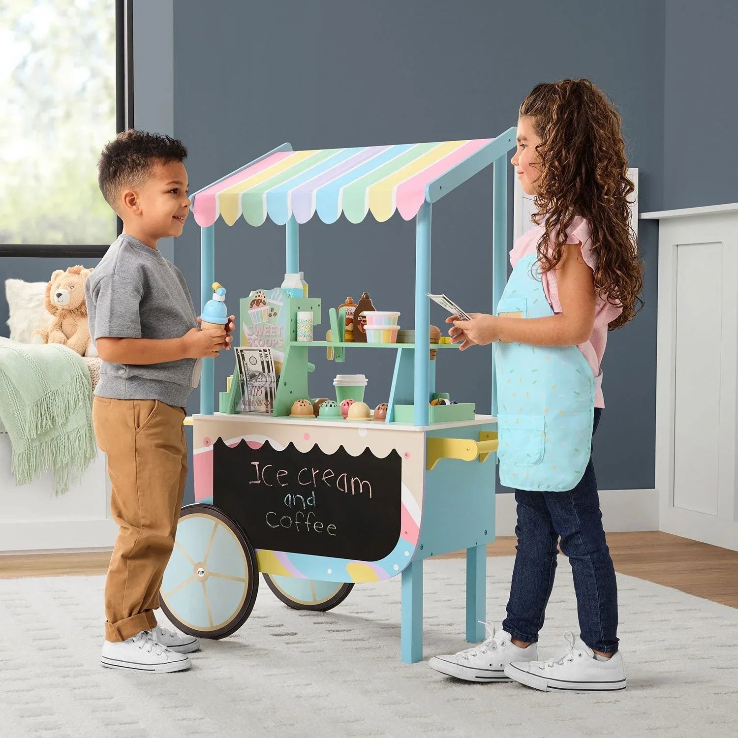 Member's Mark Ice Cream Cart Playset - USA MEGA SHOP
