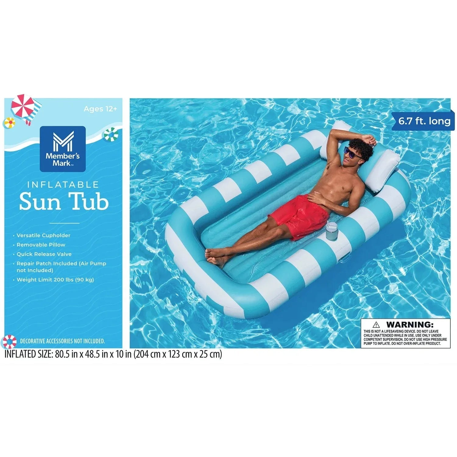 Member's Mark Inflatable Sun Tub