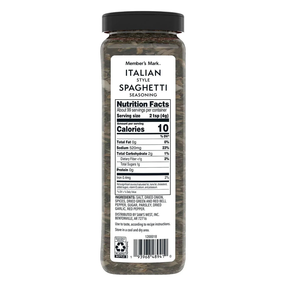 Member’s Mark Italian Spaghetti Seasoning, 14 oz. - USA MEGA SHOP