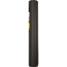 Landscape fabric roll, dark charcoal, side label visible