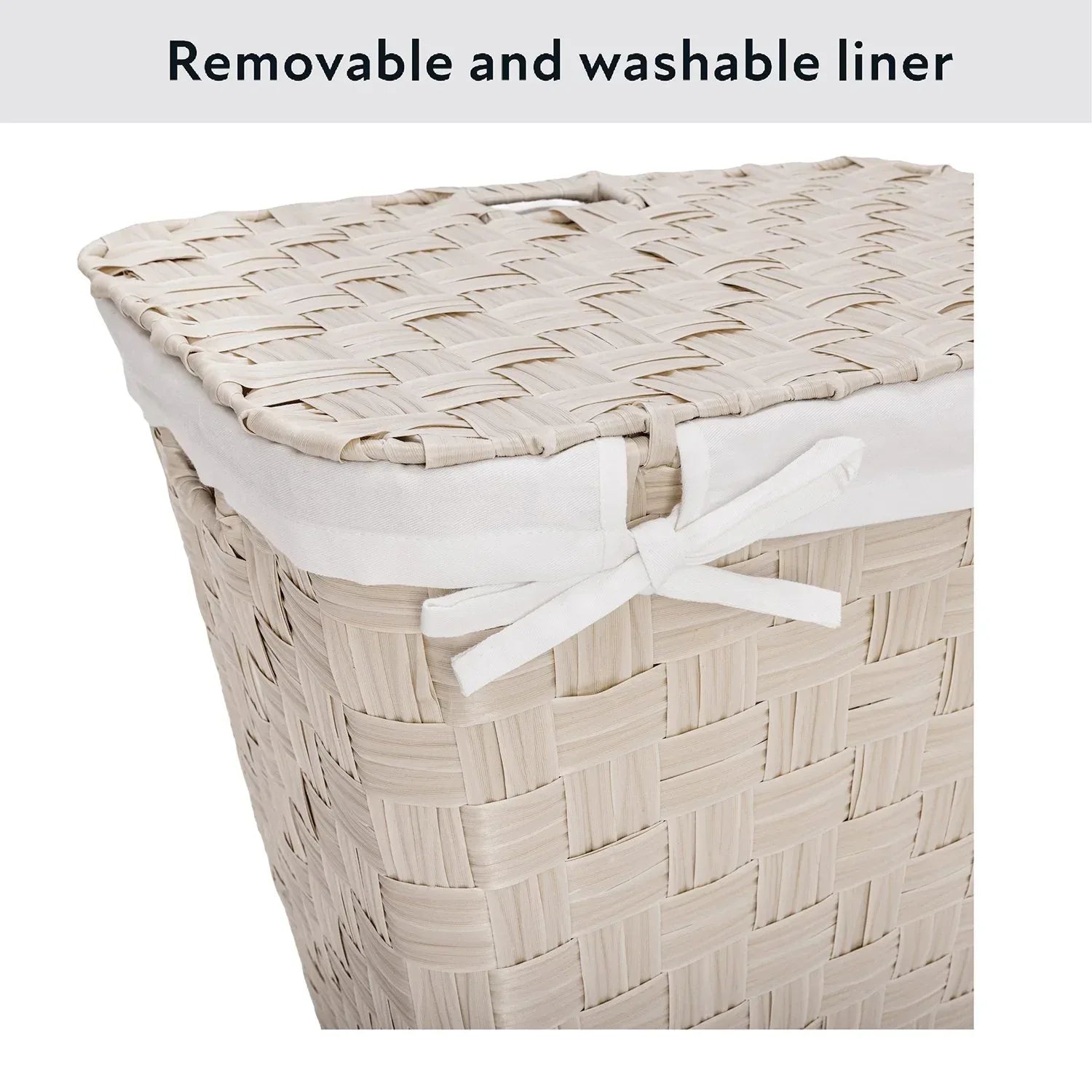 Member's Mark Laundry Hamper, 19.5” W x 14.5” D x 23.2" H
