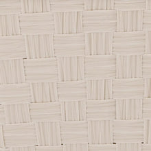 Cream woven laundry hamper basket texture