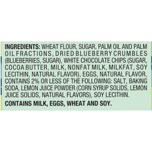 Cookie thins ingredients label with wheat, sugar, eggs, and milk contents