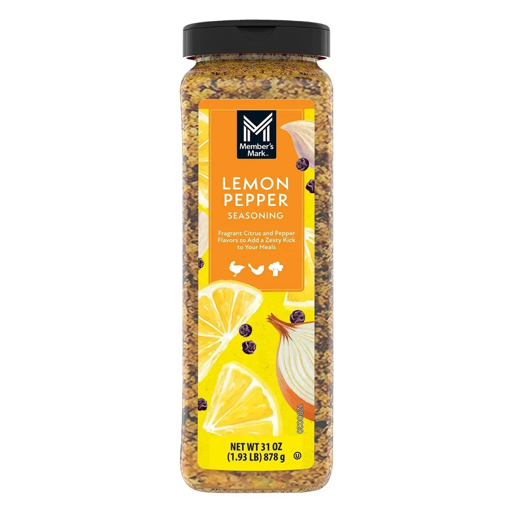 Memberâ€™s Mark Lemon Pepper Seasoning, 31 oz. - USA MEGA SHOP