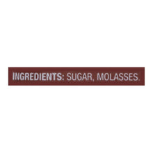 Light brown sugar ingredients panel: sugar and molasses