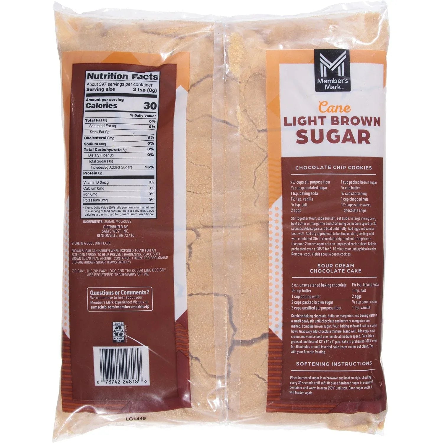 Member's Mark Light Brown Sugar, 7 lbs. - USA MEGA SHOP
