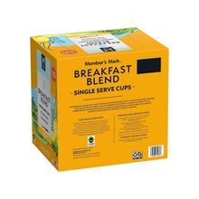 Breakfast Blend single-serve coffee pod box, fair trade certified, 100 count