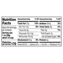 Nutrition facts panel for lightly salted mixed nuts, serving size 1 oz (28 g)
