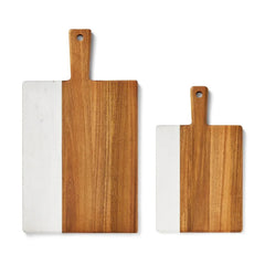 Member's Mark Marble & Acacia Wood Charcuterie Boards, Set of 2