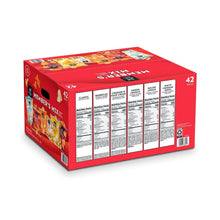 Red chip variety pack box back with nutrition and flavor panels
