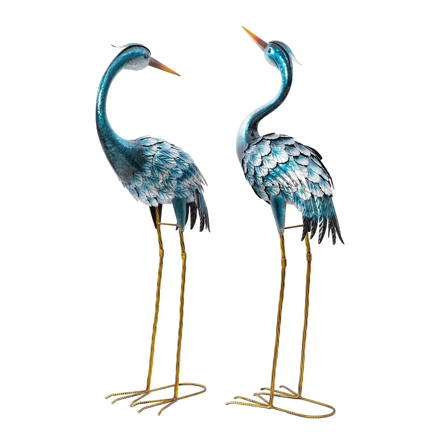 Member's Mark Metal Crane Statues, Set of 2
