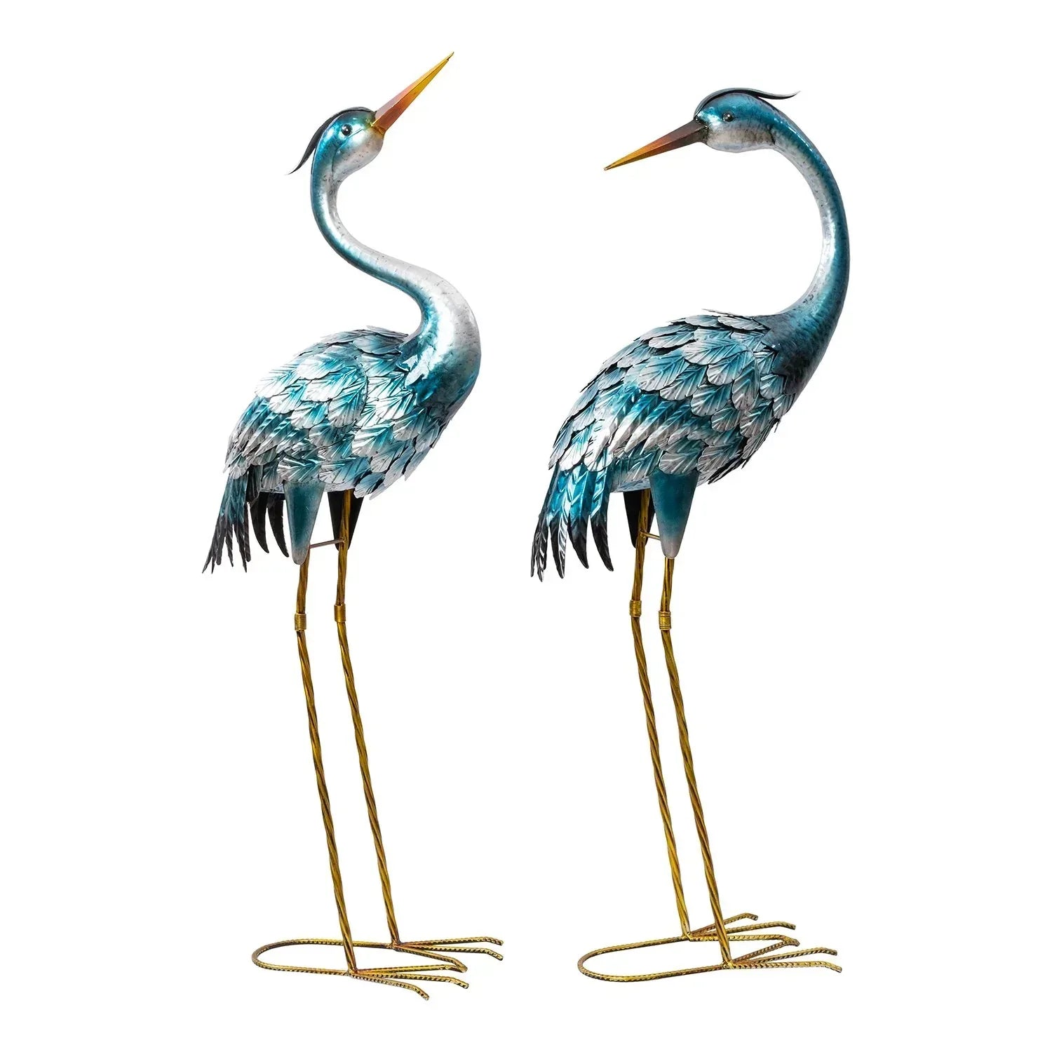 Member's Mark Metal Crane Statues, Set of 2