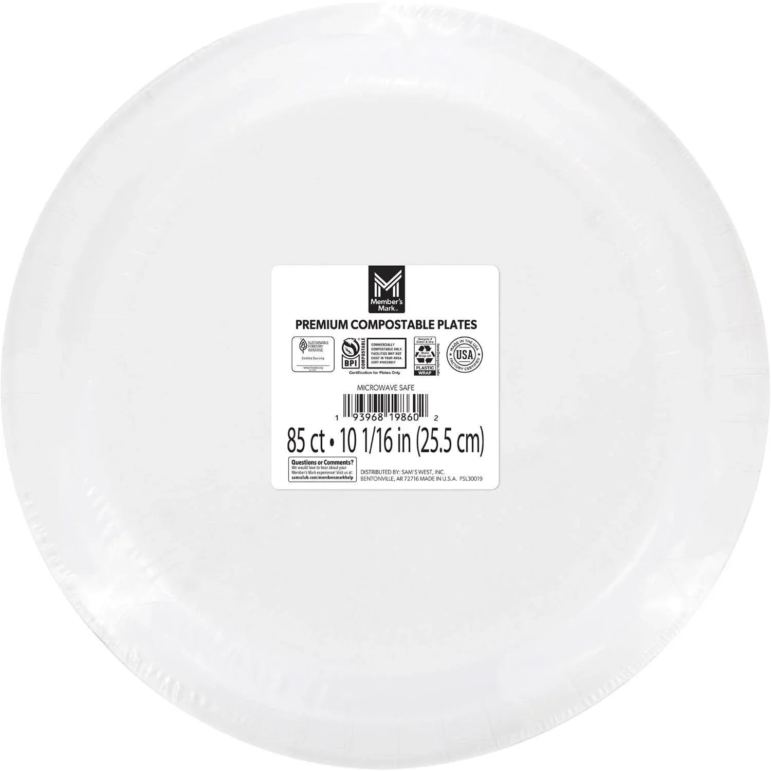 Member's Mark Mosaic Medallions Paper Plates, 10", 85 ct. - USA MEGA SHOP