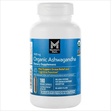 Member’s Mark Organic Ashwagandha 1000 mg bottle, 180 vegetarian capsules
