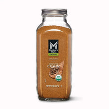 Organic ground cumin in glass jar with Member's Mark Organic label, 8 oz