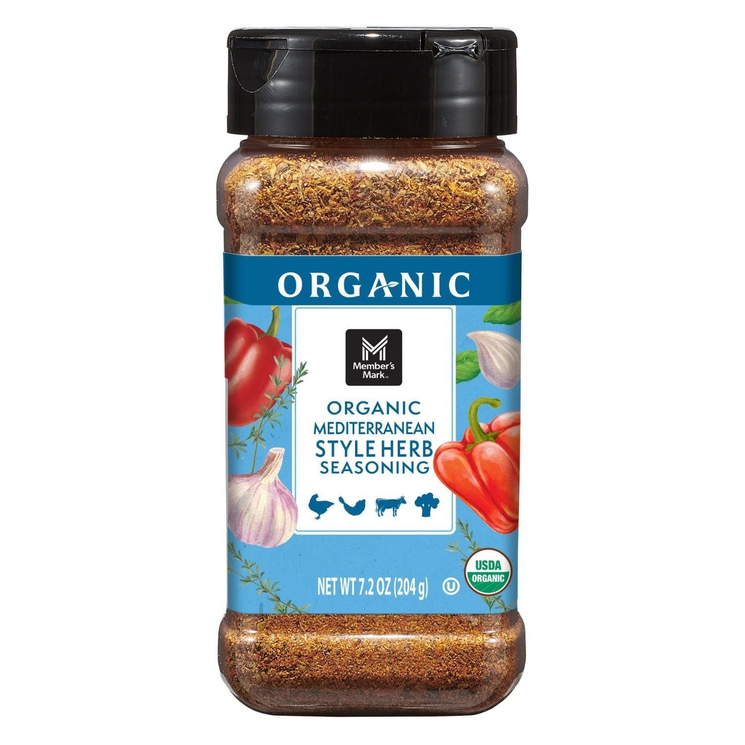 Member's Mark Organic Mediterranean Style Herb Seasoning, 7.2 oz.