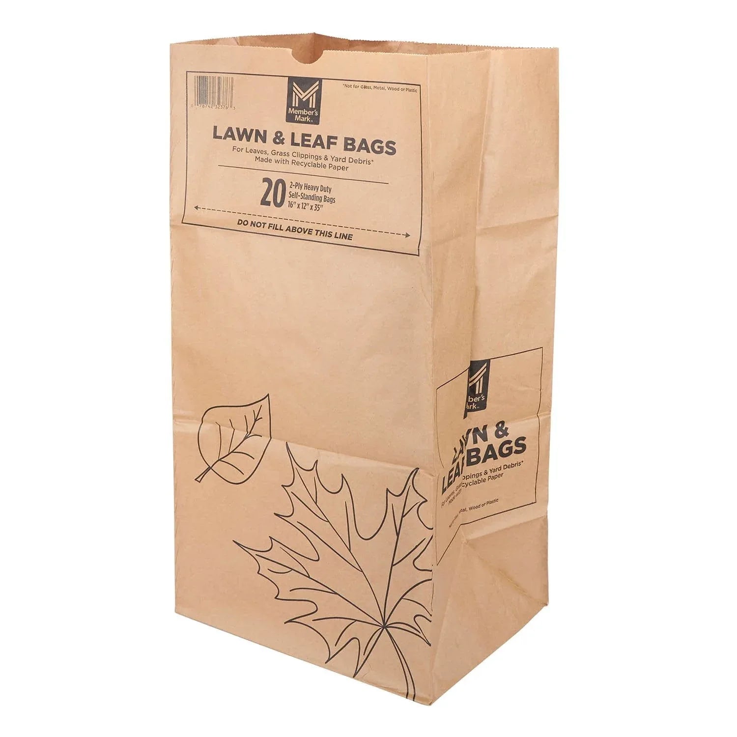 Member's Mark Paper Lawn & Leaf Bags