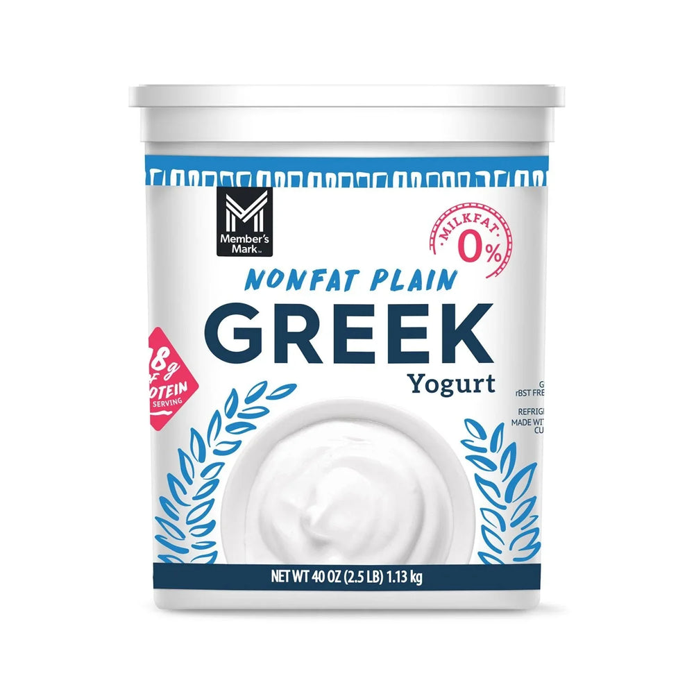 Member's Mark Plain Nonfat Greek Yogurt, 40 oz. - USA MEGA SHOP