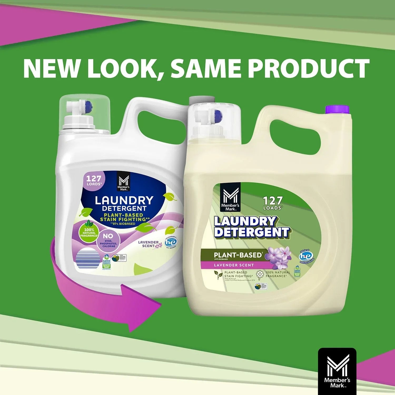 Member's Mark Plant Based Liquid Laundry Detergent, Lavender, 127 loads, 196 fl. oz. - USA MEGA SHOP