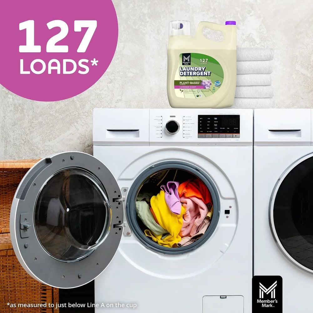 Member's Mark Plant Based Liquid Laundry Detergent, Lavender, 127 loads, 196 fl. oz. - USA MEGA SHOP