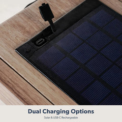 Member's Mark Porte LED Solar Table/Floor Lantern - USA MEGA SHOP