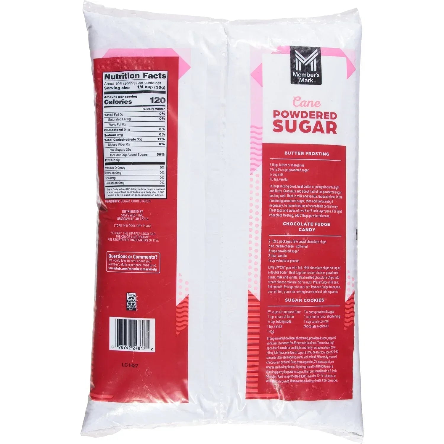 Member's Mark Powdered Sugar, 7 lbs.
