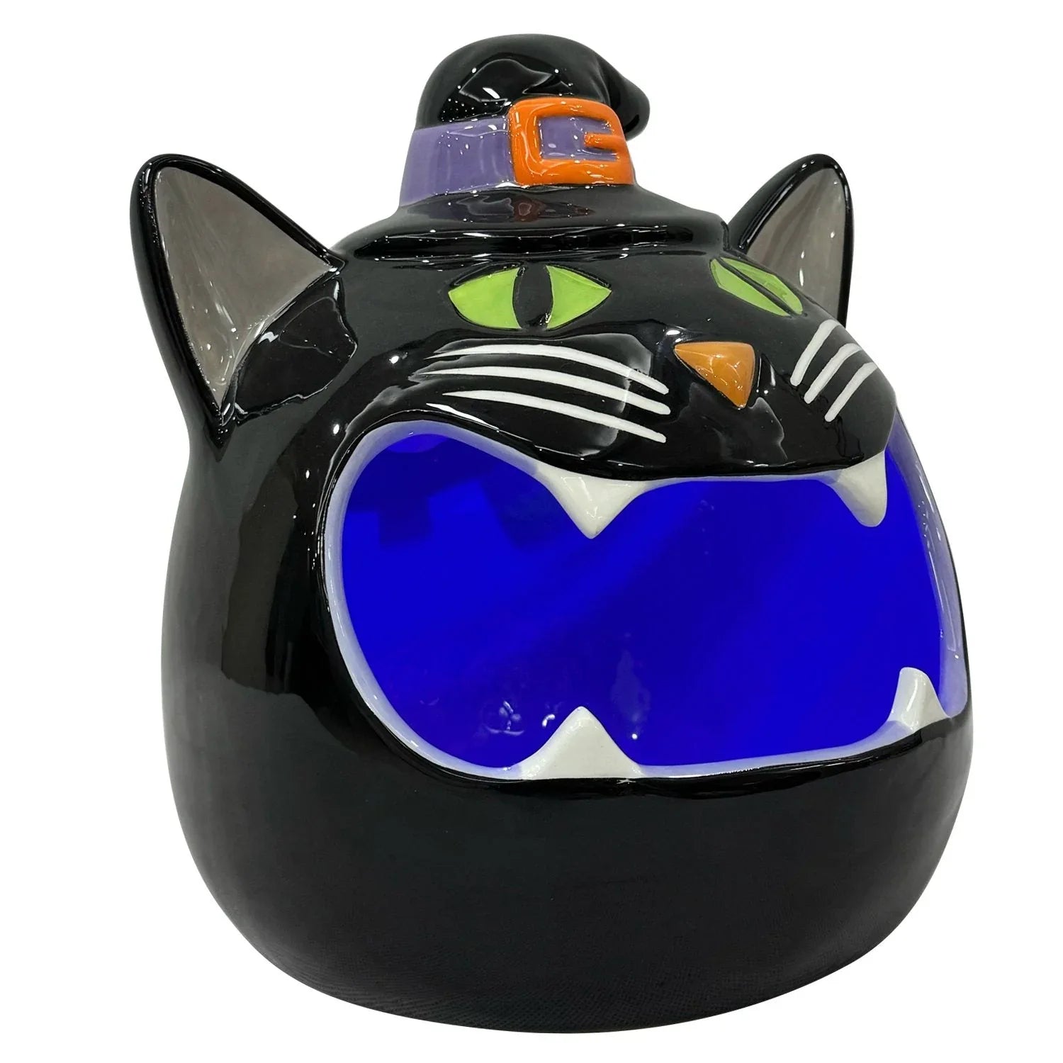 Member's Mark Pre-Lit Ceramic Cat Halloween Candy Bowl - USA MEGA SHOP