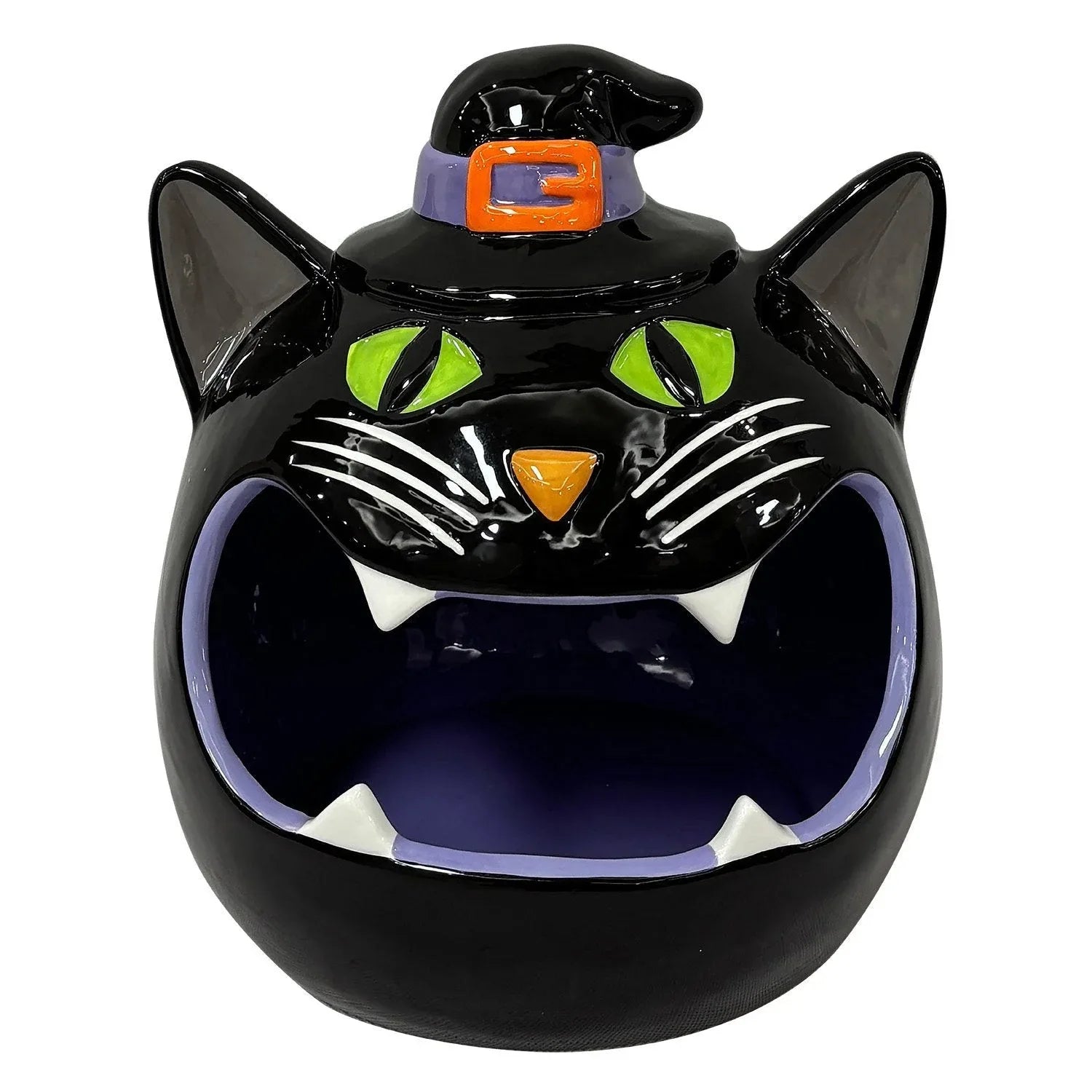 Member's Mark Pre-Lit Ceramic Cat Halloween Candy Bowl - USA MEGA SHOP