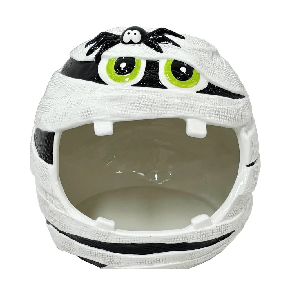 Member's Mark Pre-Lit Ceramic Mummy Halloween Candy Bowl - USA MEGA SHOP