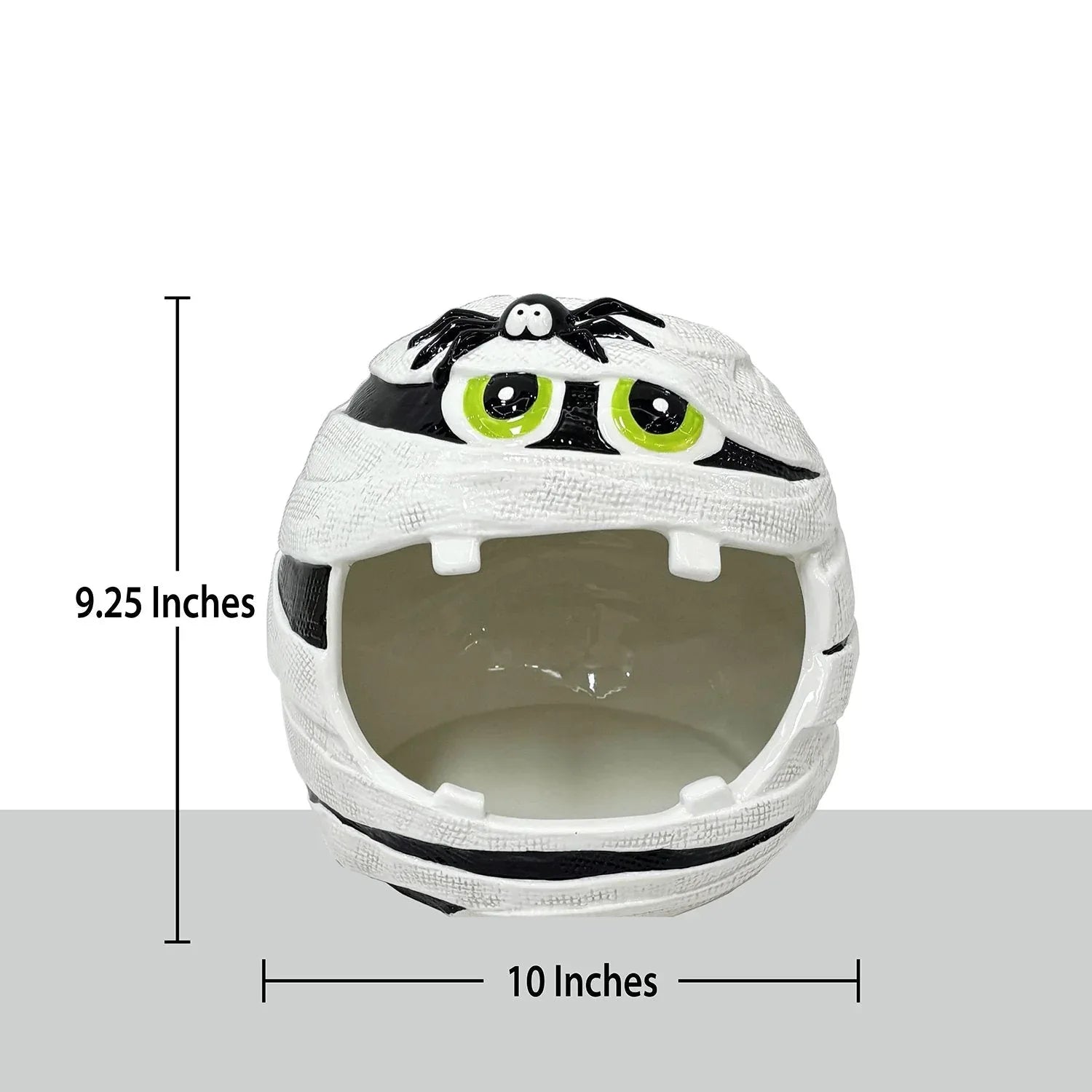 Member's Mark Pre-Lit Ceramic Mummy Halloween Candy Bowl - USA MEGA SHOP