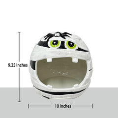 Member's Mark Pre-Lit Ceramic Mummy Halloween Candy Bowl - USA MEGA SHOP