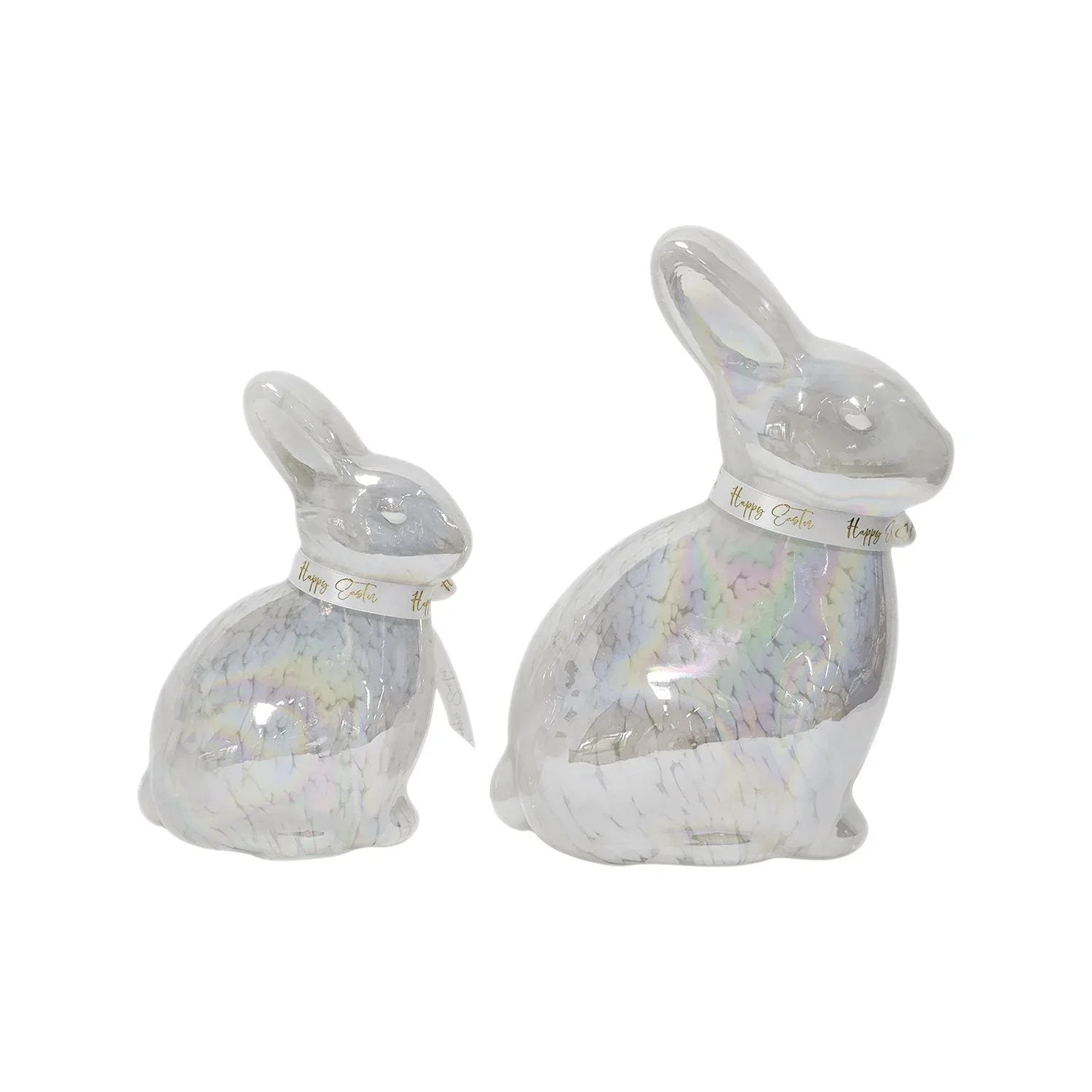 Member's Mark Pre-Lit Glass Bunny DÃ©cor, Set of 2 - USA MEGA SHOP