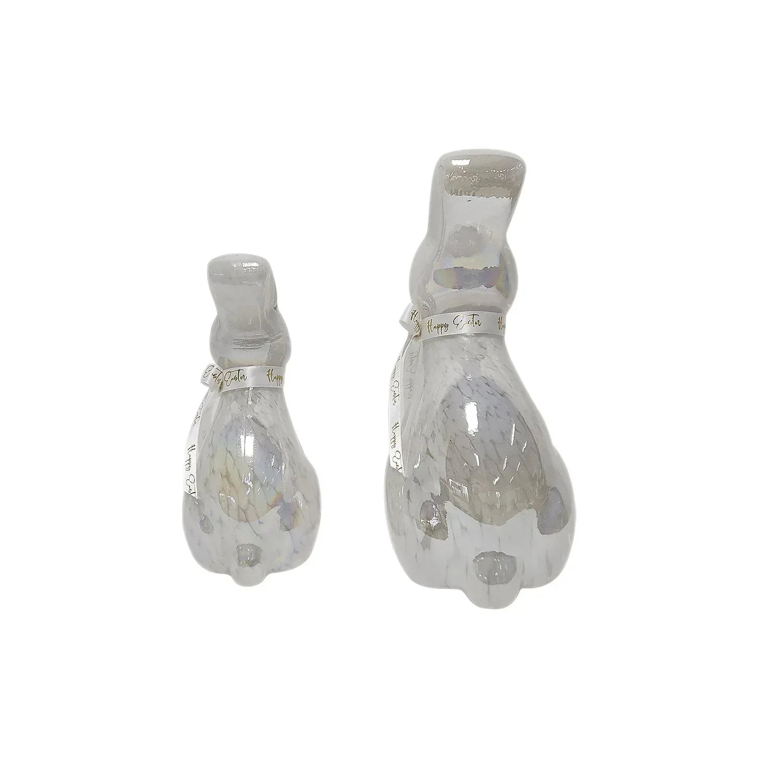 Member's Mark Pre-Lit Glass Bunny Décor, Set of 2