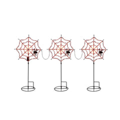 Member's Mark Pre-Lit Spiderweb Lawn Stakes, Set of 3 - USA MEGA SHOP