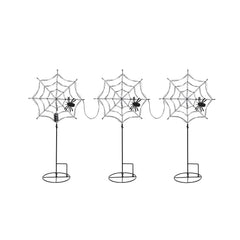 Member's Mark Pre-Lit Spiderweb Lawn Stakes, Set of 3 - USA MEGA SHOP