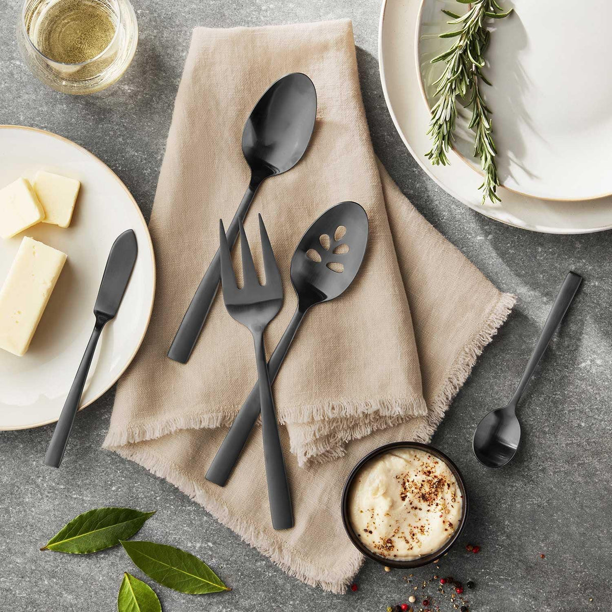 Member's Mark Premium 18/10 Stainless Steel Satin Finish 5 Piece Serving Set