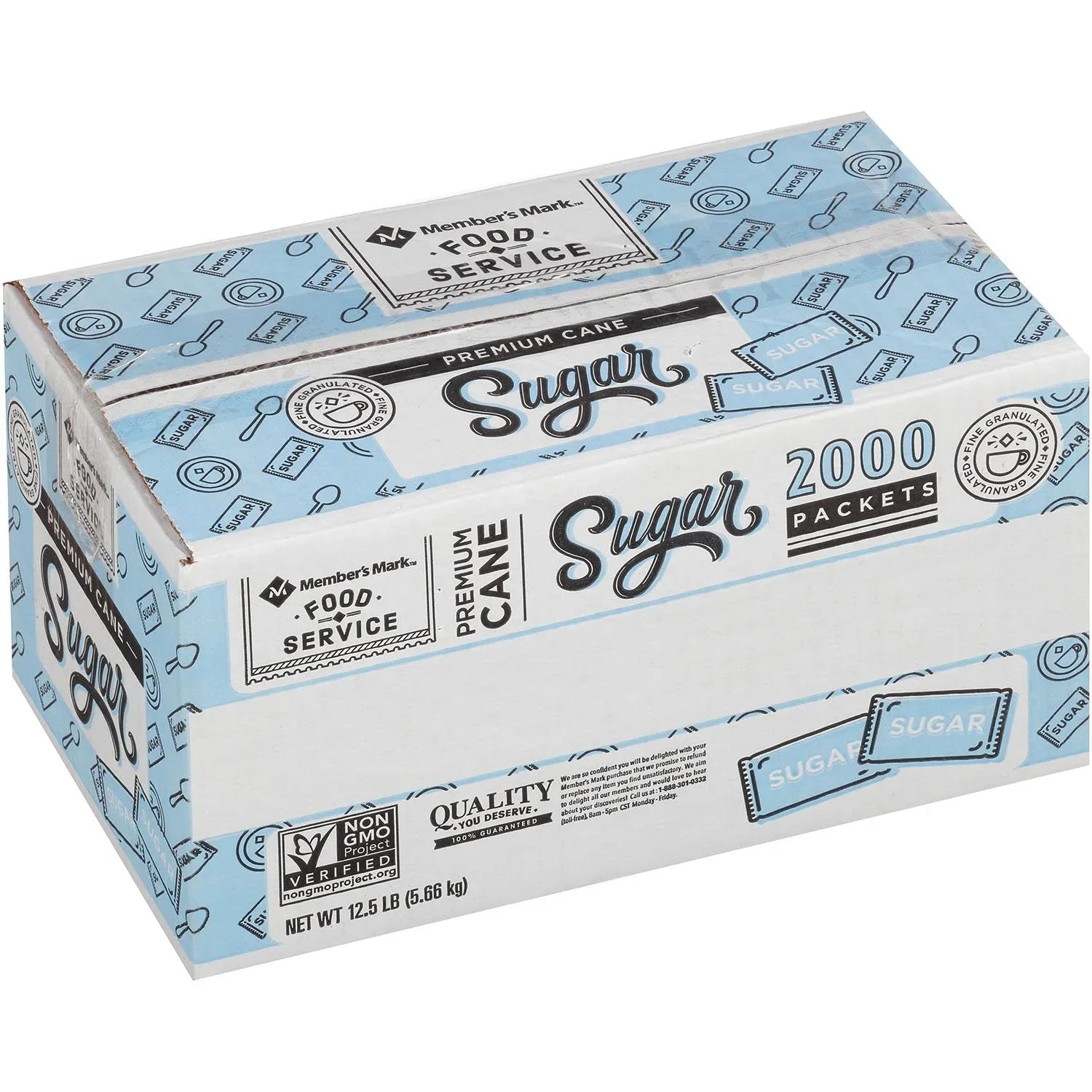 Member's Mark Premium Cane Sugar Packets, 2,000 ct. - USA MEGA SHOP
