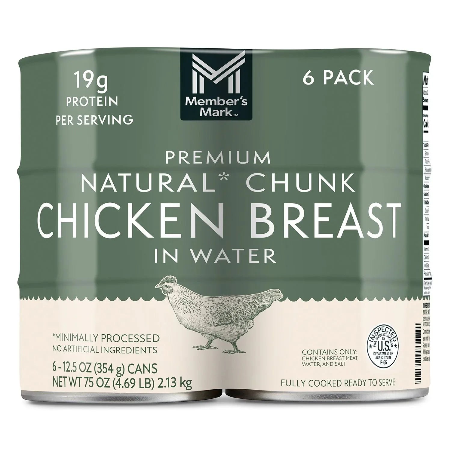 Member's Mark Premium Chunk Chicken Breast, 12.5 oz., 6 ct. - USA MEGA SHOP