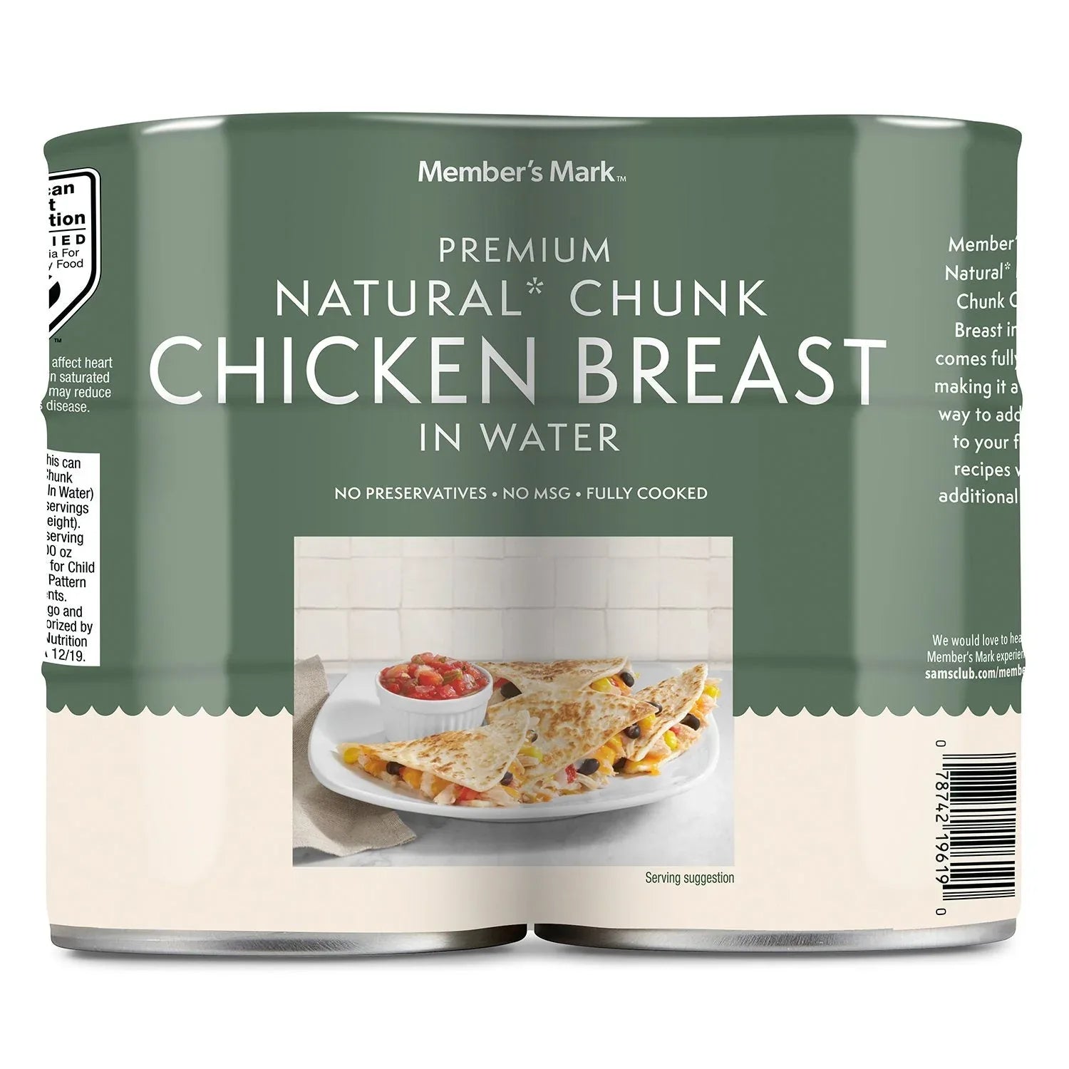 Member's Mark Premium Chunk Chicken Breast, 12.5 oz., 6 ct. - USA MEGA SHOP