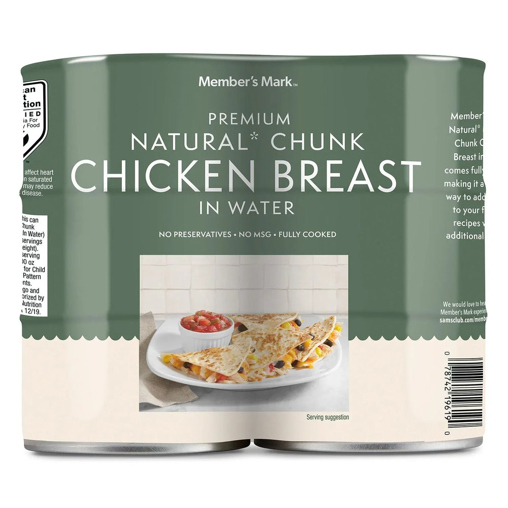 Member's Mark Premium Chunk Chicken Breast, 12.5 oz., 6 ct. - USA MEGA SHOP