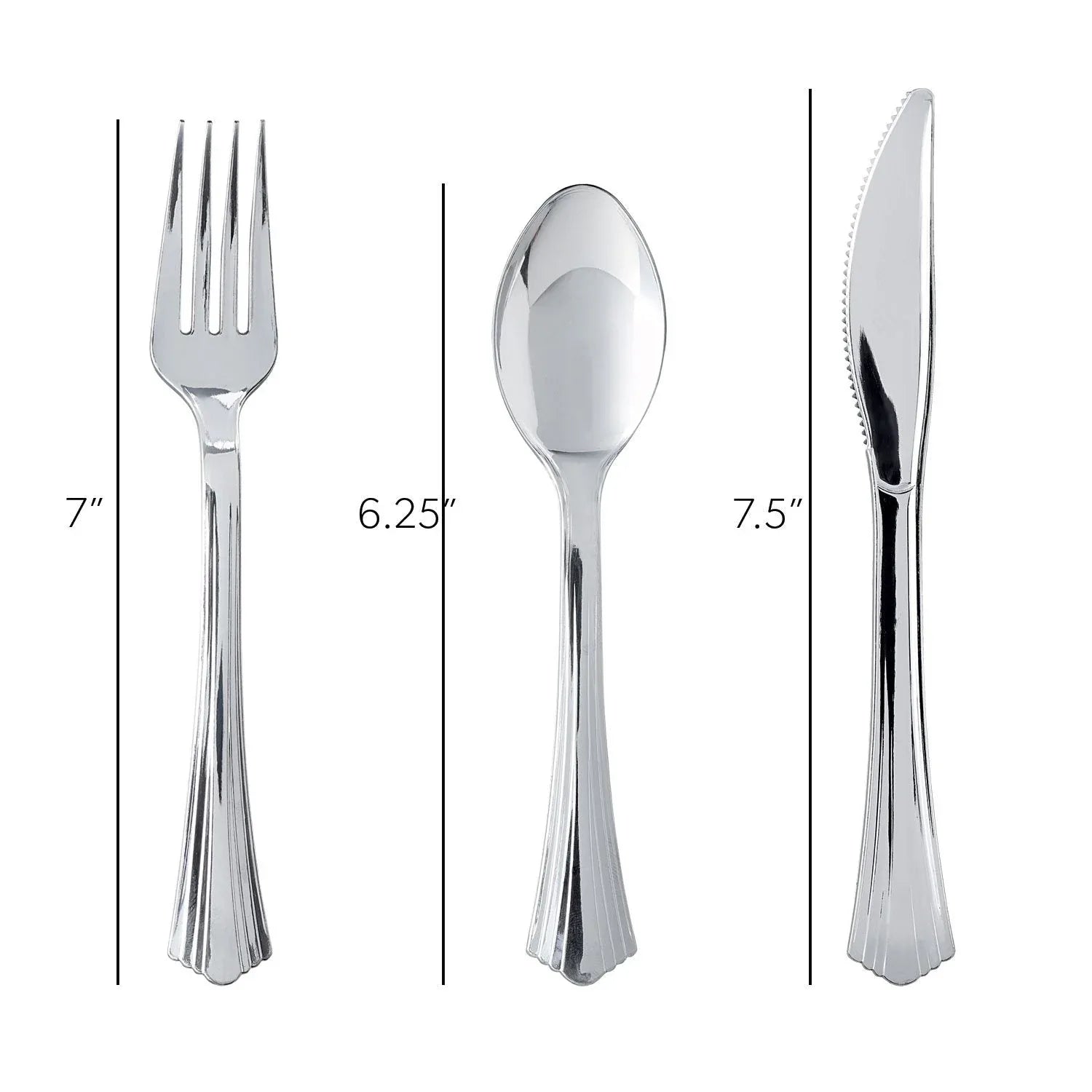 Member's Mark Premium Silver-Look Cutlery Combo 180 ct. - USA MEGA SHOP