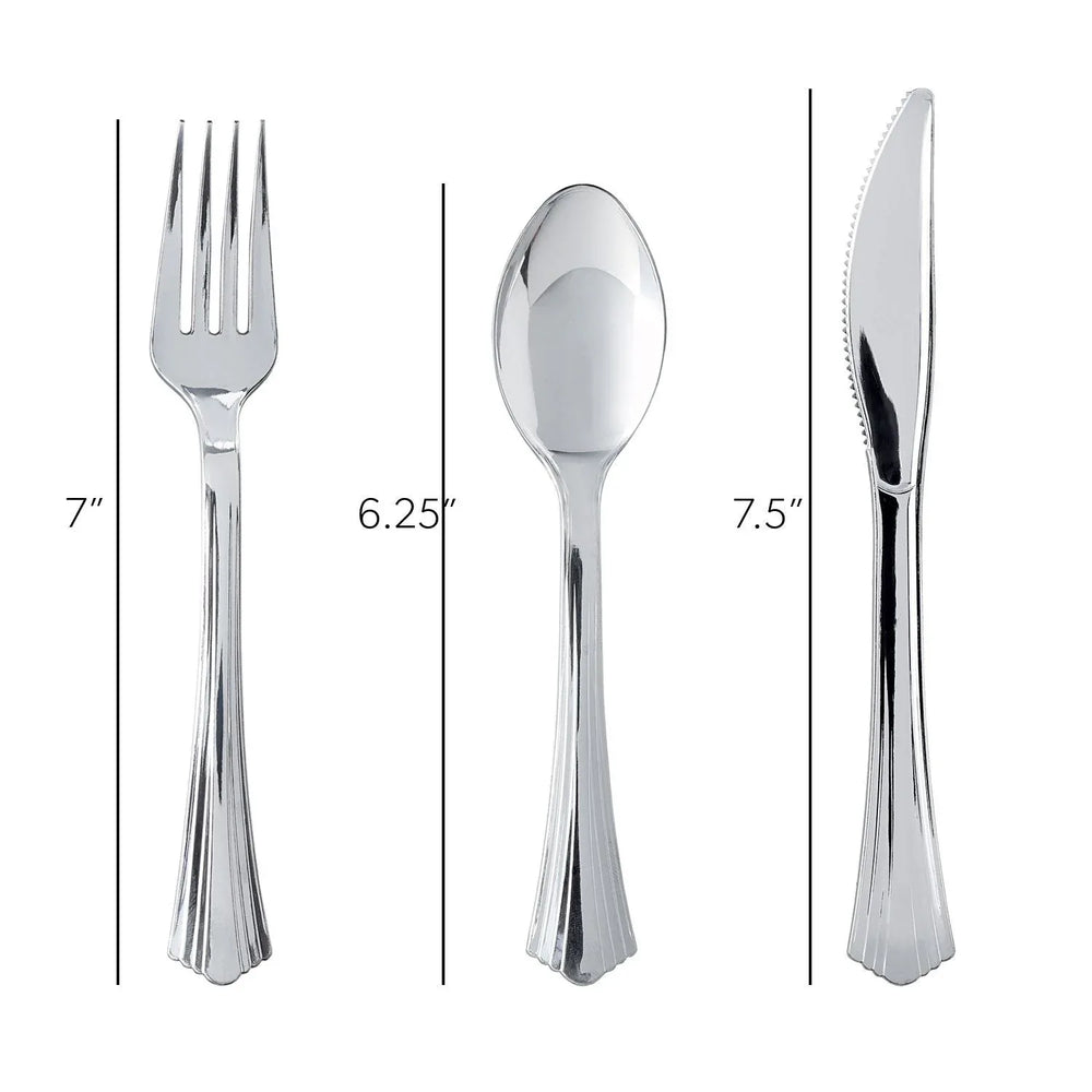 Member's Mark Premium Silver-Look Cutlery Combo 180 ct. - USA MEGA SHOP