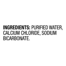Ingredients: purified water, calcium chloride, sodium bicarbonate