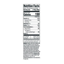 Ranch dressing nutrition facts panel on back of 1-gallon bottle