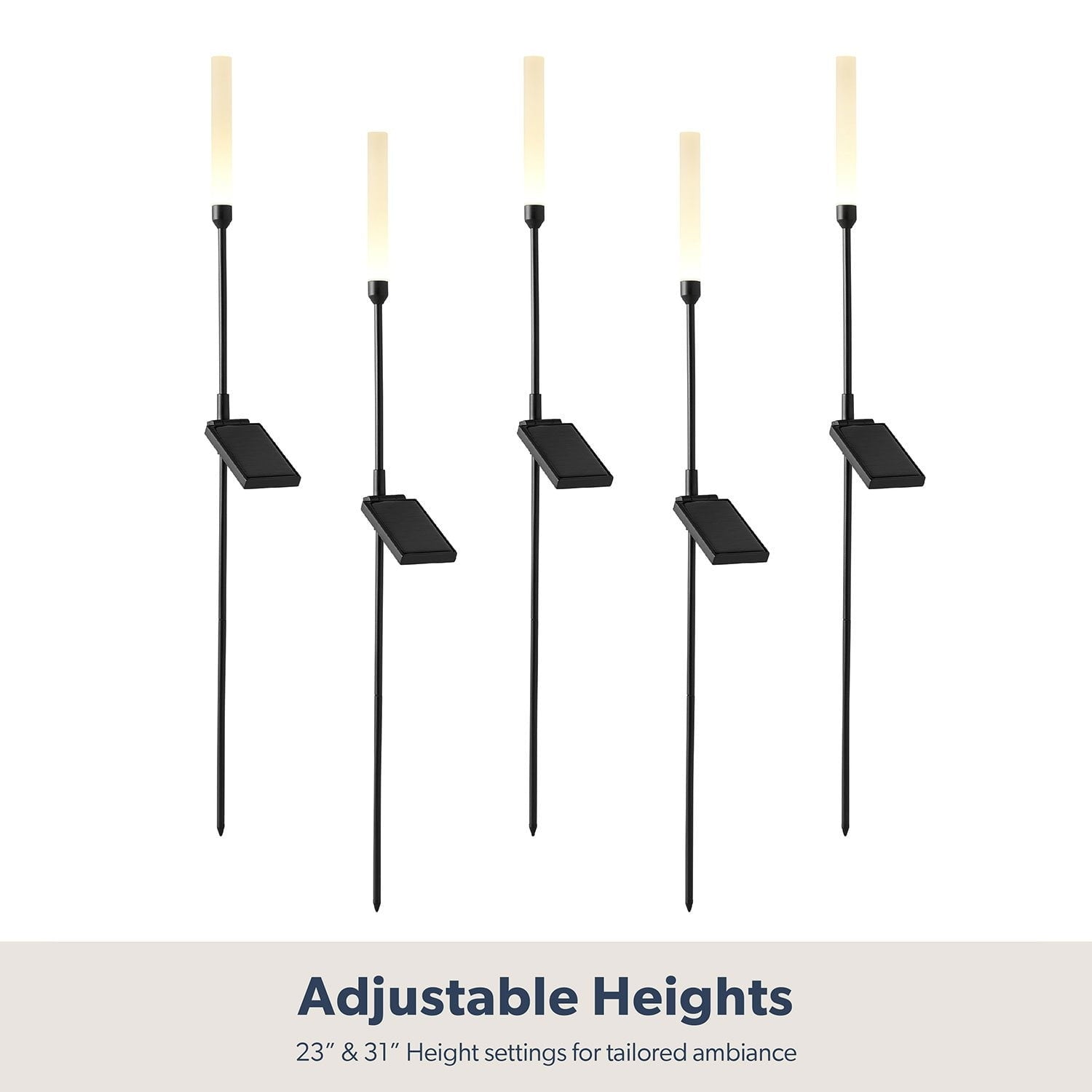Member's Mark Reed LED Solar Landscape Accent Lights, 5-Pack